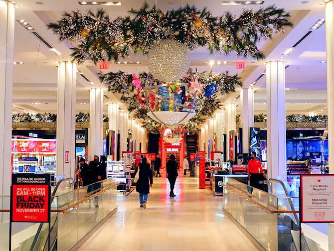 ニューヨーク メイシーズ - クリスマスデコレーション