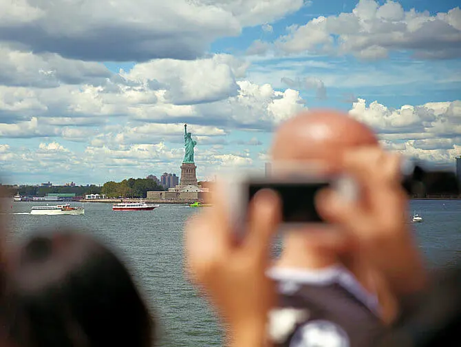 ニューヨークでの写真撮影