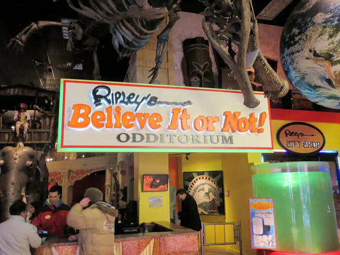 ニューヨーク Ripley's Believe It or Not! 博物館