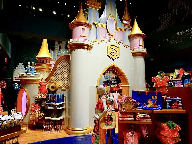 タイムズスクエア ディズニーストア - プリンセスキャッスル