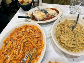 Carmines Family Restaurant in New York Penne alla Vodka Carmines Family Restaurant in New York Penne alla Vodka