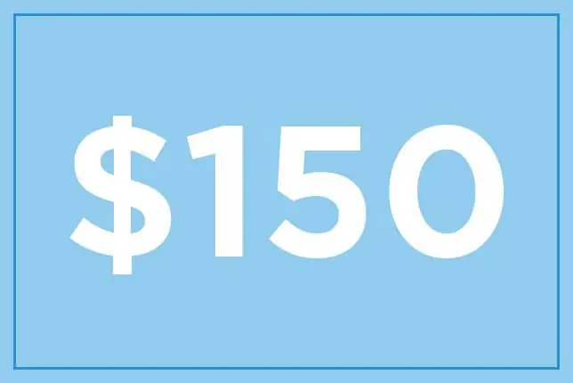 $150 ギフト券