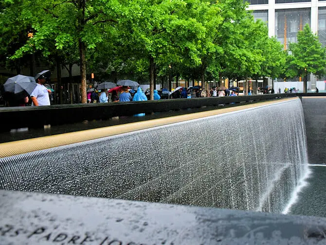 ニューヨークの雨 - 9/11博物館