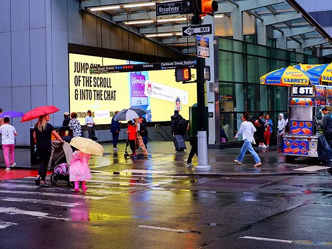 ニューヨークの雨