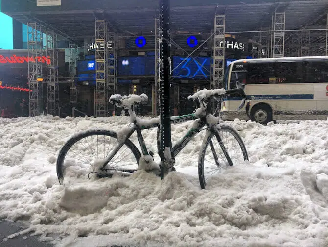 ニューヨークの雪 - 交通手段