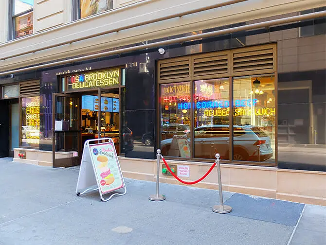ニューヨーク 朝ごはん - USA Brooklyn Delicatessen