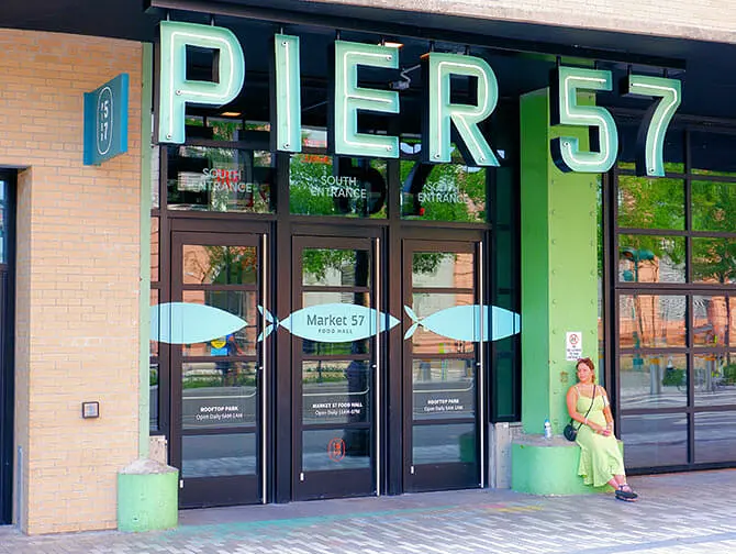 ニューヨークのハドソンリバーパーク - Pier 57