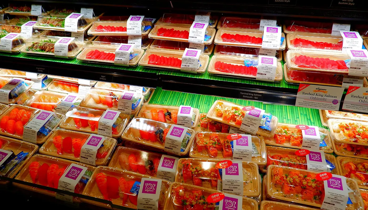 ニューヨークでいちばん美味しいお寿司 - スーパーマーケット