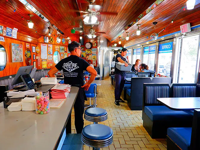 ニューヨークのダイナー - TriBeCa の Square Diner