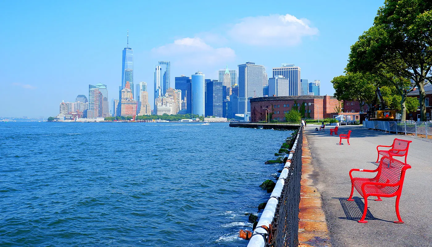 New YorkのGovernors Islandのウォーキングルート ― ウォーキングルートのイメージ